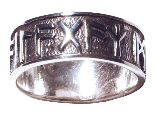 Ring runen silber - ring, 5,1g