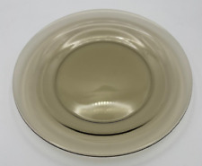 Vintage ~ Arcoroc France ~ Rauchglas ~ Kuchenteller ~ 70er Jahre ~ Ø 19 cm