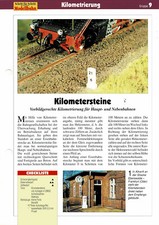 Kilometersteine realisieren / Bauanleitung