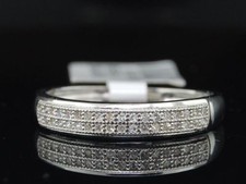 Damen 10K Weißgold Diamant