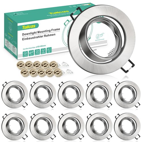 10er einbaustrahler gu10 set - einbaustrahler,