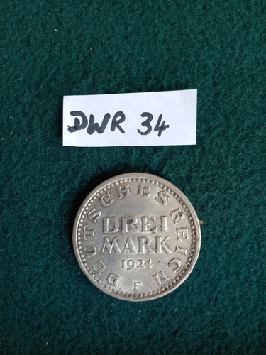 Dwr34 drei mark 1924 - mark,