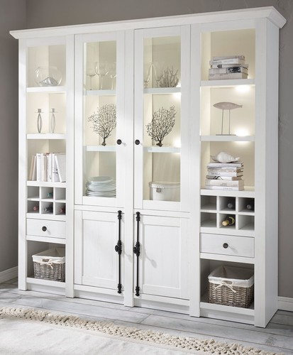 Buffetschrank weiß pinie - buffetschrank,