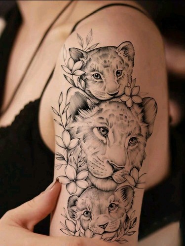 Temporäres tattoo - temporäres, 3d