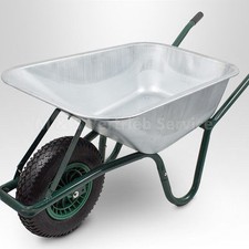 Schubkarre 100L 250kg Schiebkarre Scheibtruhe Schubkarren für Bau Garten 