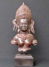 Apsara büste aus - apsara, bronze