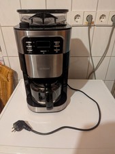Severin Kaffeemaschine KA 4810 Schwarz-Edelstahl mit Mahlwerk und Timer