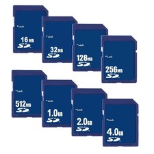 16MB 32MB 64MB 128MB 256MB 512MB 1GB 2GB SD Secure Digital Flash Memory Card