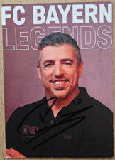 Roy Makaay handsignierte Autogrammkarte FC Bayern München Legends signiert