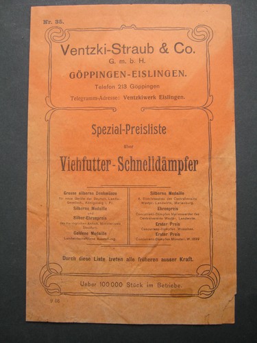 Preisliste ventzki straub - preisliste, ventzki-straub