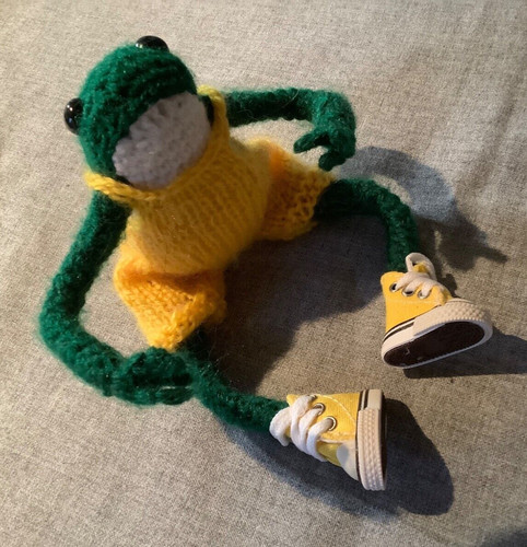 Kleiner frosch gehäkelt mit - frosch,