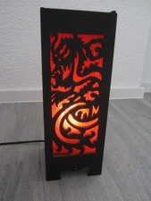 Drachen Lampe Leuchte schwarz