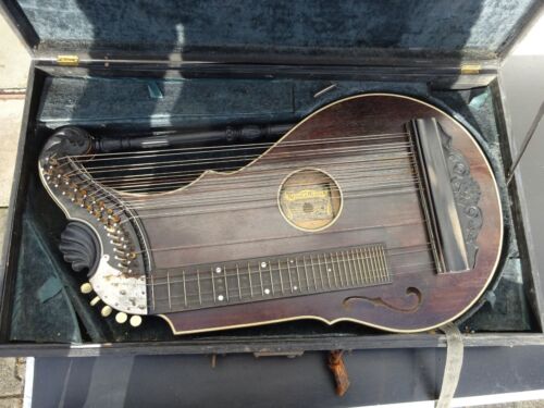 Alte zither harfenzither - alte,