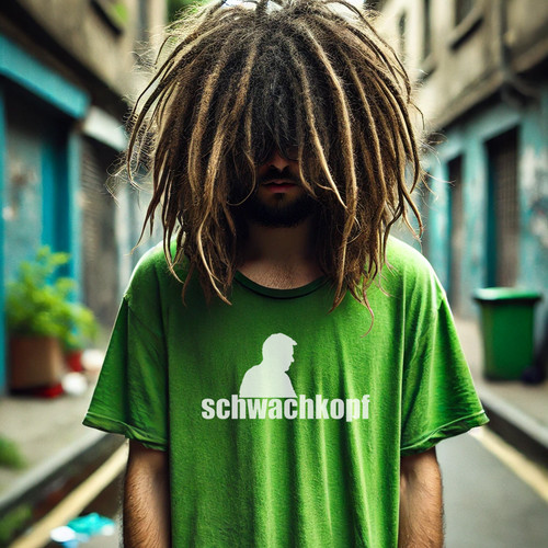 Shirt schwachkopf wort des - wort,