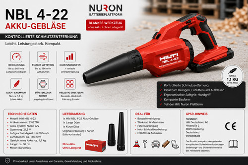 Hilti nbl akku gebläse - hilti, 4-22