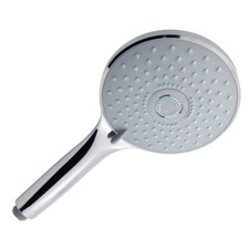 Wellness Handbrause Duschkopf 3 Strahlarten, extra groß 140mm inkl Wassersparset