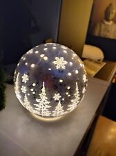 Glaskugeln LED Kugel Weihnachten Beleuchtete weihnachtsdeko Schneeflocken