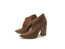 Zign Damen Stiefel Stiefelette Ankle Boots Braun Gr. 40 (UK 6,5)