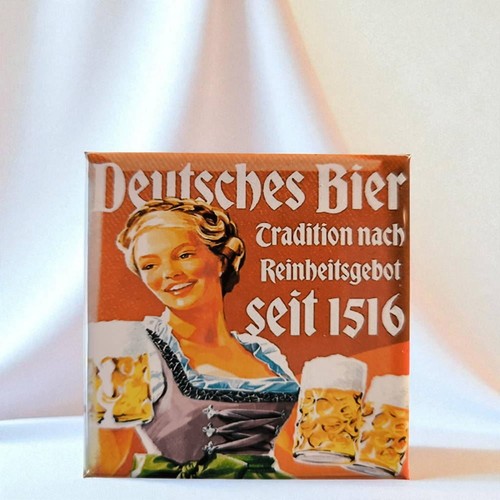 Deutsches bier retro werbung - bier, |