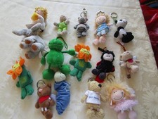Schlüsselanhänger nici und andere Plüschtiere, Blumi, Engelchen, Bärchen,Elefant