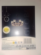 6flamige Holzlampe Nagelneu