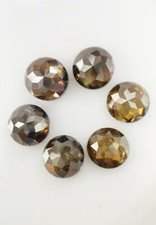 Rund Rose Schnitt Tambuli Diamant Natürlich Mix Braune Farbe Loser 2.47 Karat