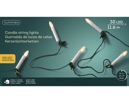 Lumineo kerzen lichterkette - lumineo, 30