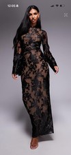 TFNC London Black Beige Lace
