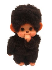 TOHO Japan MONCHHICHI mit Schlafaugen / Klappaugen 30 cm Figur vintage Monchichi