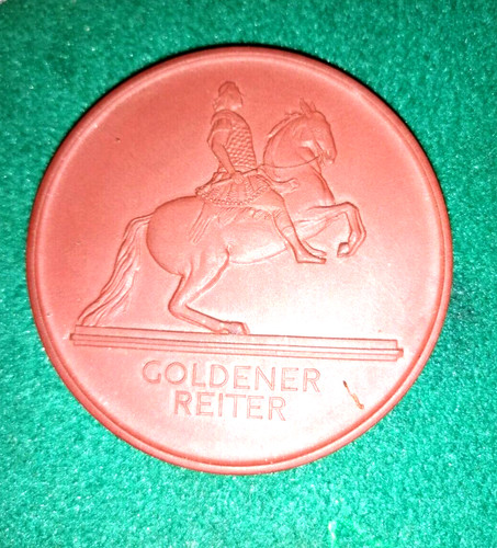 Porzellan medaille goldener - porzellan,