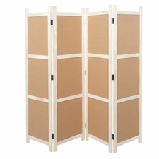 B-Ware Paravent MCW-G52, Raumteiler Trennwand Sichtschutz, Pinnwand 166x160cm