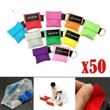 50PCS CPR Face Shield