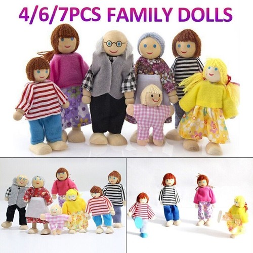 Holz puppen personen familie - holz,