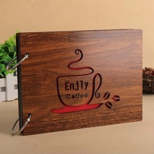 Fotoalbum zum Selbst Gestalten  Scrapbooking-Erinnerung Fotoalbum Aus Holz 