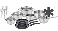 ELO Topfset Galactica 15-teilig | Edelstahl, Glas, Aluminium, Kunststoff