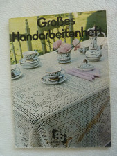 Großes Handarbeitsheft von 3Pagen, alte Ausgabemit Anleitungen