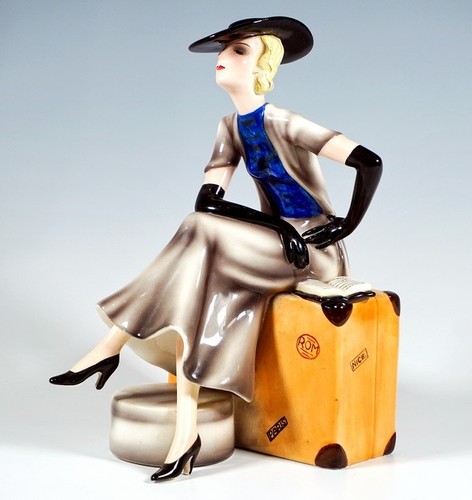 Goldscheider art deco - deco, figur