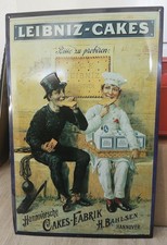 Blechschild LEIBNIZ 60x40cm Sammlung