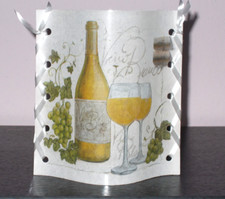 1 Deko Windlicht Weinflasche