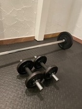 Kettler - Langhantel & Kurzhantelset mit Gewichtscheiben 40 kg