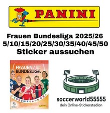 Panini Frauen Bundesliga 2025/26 - 5-50 Sticker aussuchen