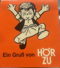 Hör Zu Mecki  Streichholzschachtel  105 x 85 mm