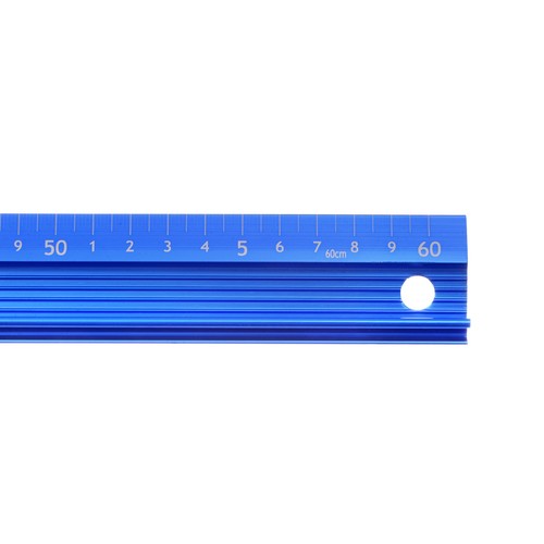 Metall lineal 60cm metrisch - lineal,