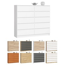 Kommode AKORD K140 mit 10 Schubladen B138 x H121 x T40 cm