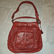 ❤ HARBOUR 2ND rot Tasche Ledertasche Handtasche 