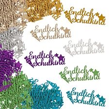 12x Endlich Schulkind Konfetti