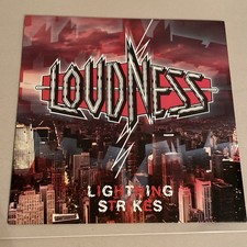 LP Loudness - Lightning Strikes ATCO Vinyl LP - neuwertig