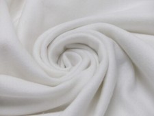 Molton Stoff  Weiß