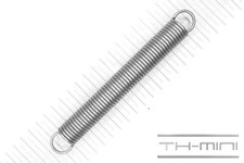 Zug-Feder 2,5mm Haken Öse