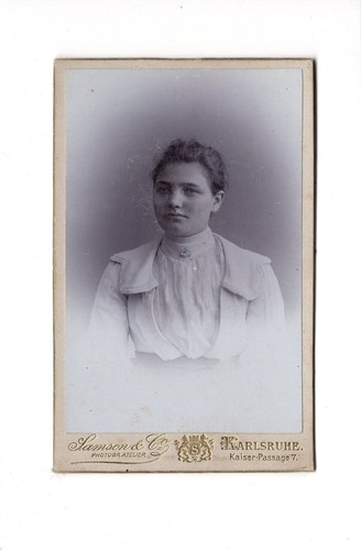 Cdv foto damenportrait - foto,